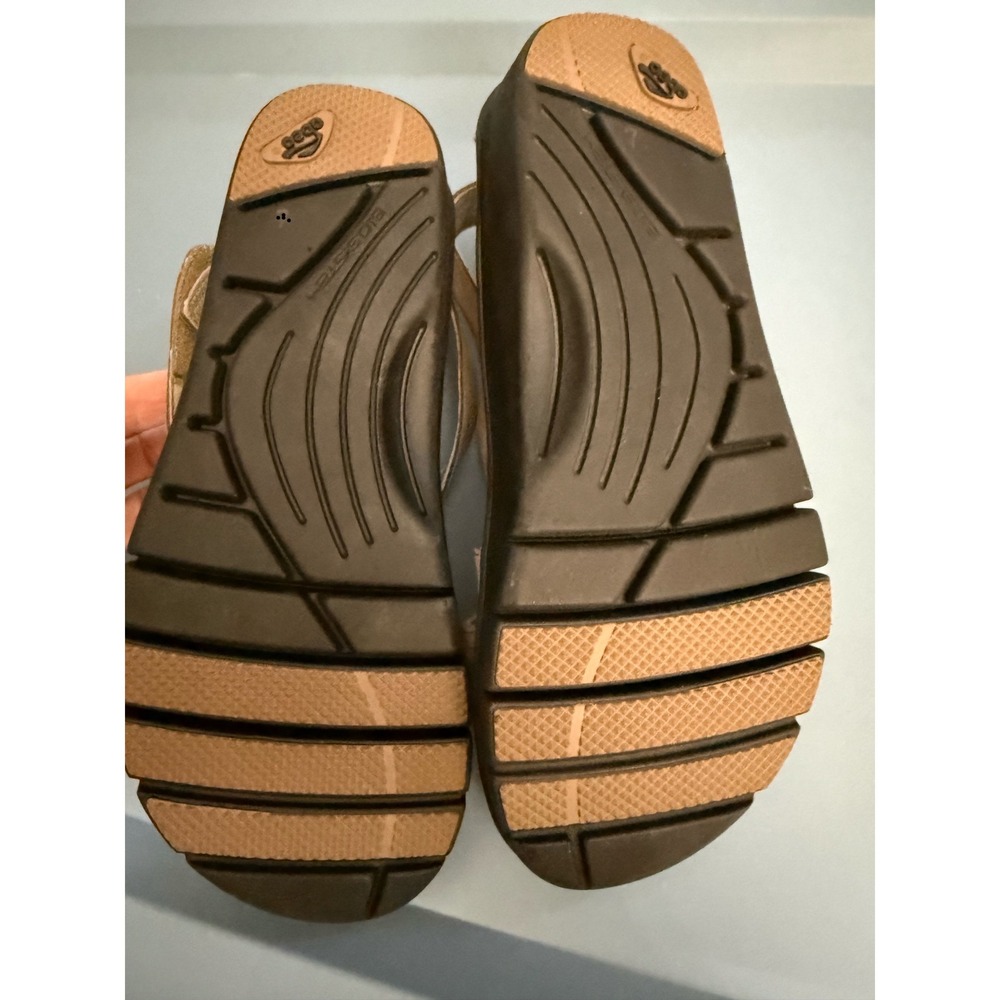 Abeo BIOSystem Magnetic Tan Leather Strappy Sandals Womens 8N MW0229 Orthotic - Picture 5 of 10